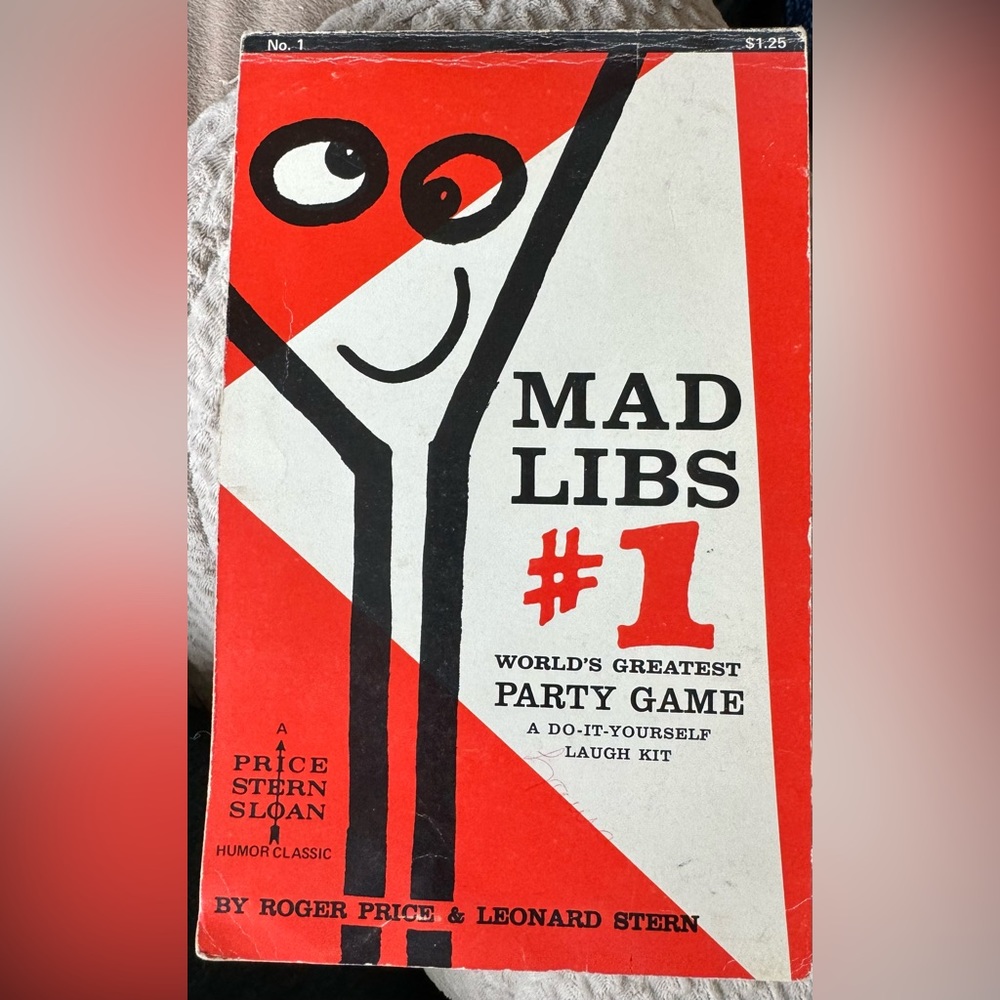 Vintage Mad Libs No. 1 book